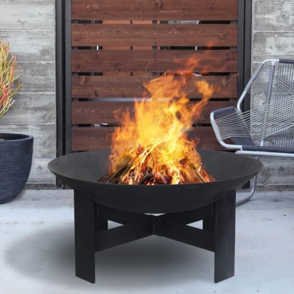 Blackfirepitbowlsteelmain Electric Fireplaces in Pakistan